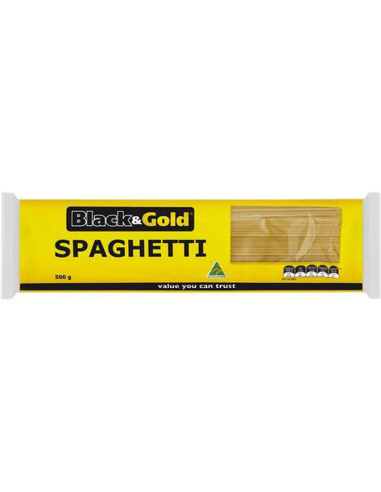 Black & Gold Spaghetti 500g x 1