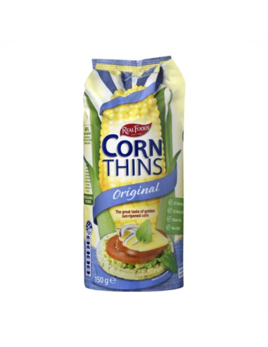 Real Foods Original Corn Thins 150g x 1