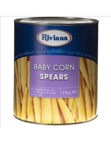 Riviana Corn Baby Spears 2.9kg x 1