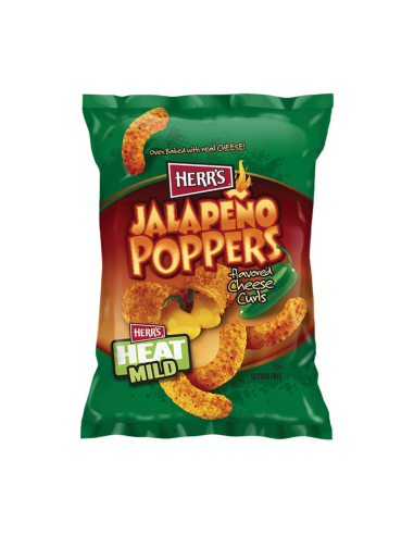 Herrs Jalapeno Curls 28g x 42