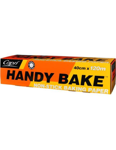 Capri Handy Bake Non-stick Baking Paper 40cm wide 120m long x 1