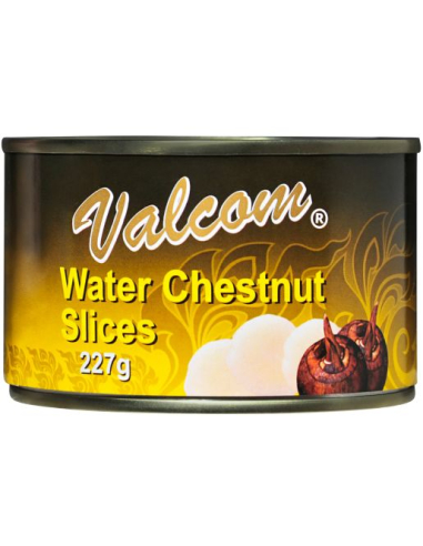 Valcom Sliced Water Chestnuts 227g x 1