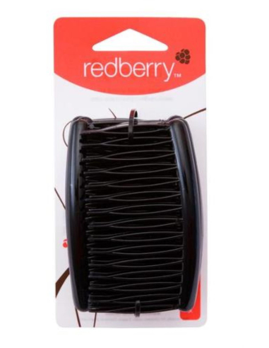 Redberry Medium Black Sidecombs 6 Pack x 6