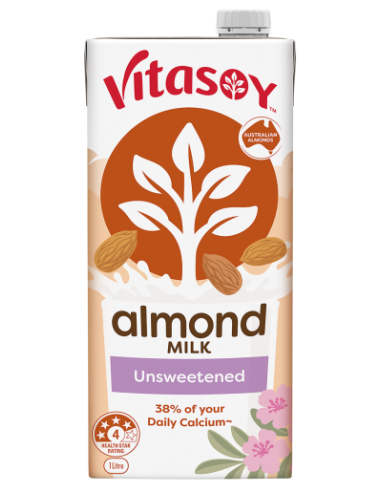 Vitasoy Unsweetened Almond Milk 1ltr x 1