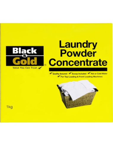 Black & Gold Laundry Powder Concentrate 1kg x 1