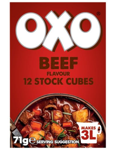 Oxo Beef Stock Cubes 12 Pack x 1