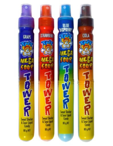 Tnt Sour Mega Tower 80g x 12