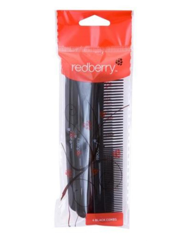 Redberry Black Comb 4 Pack x 6