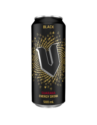 V Energy Black Energy Drink 500ml x 12