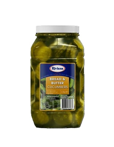 Riviana Cucumbers Bread & Butter 2.2kg x 1