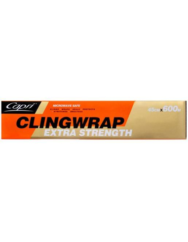 Capri Cling Wrap Extra Strength 600m x 1