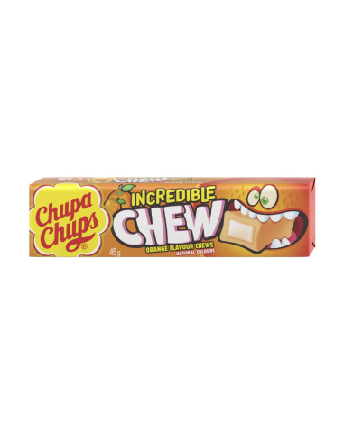 Chupa Chups Incredible Chew Orange 45g x 20