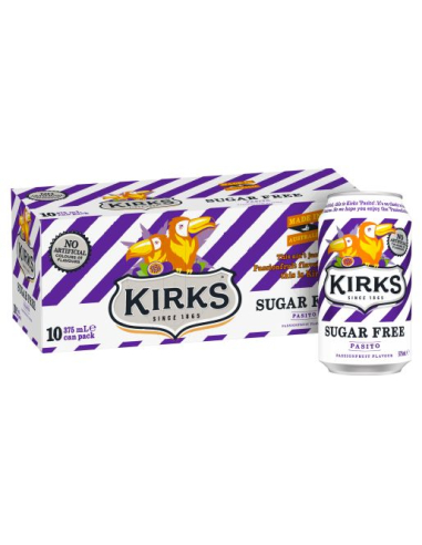 Kirks Sugar Free Pasito 375ml x 10