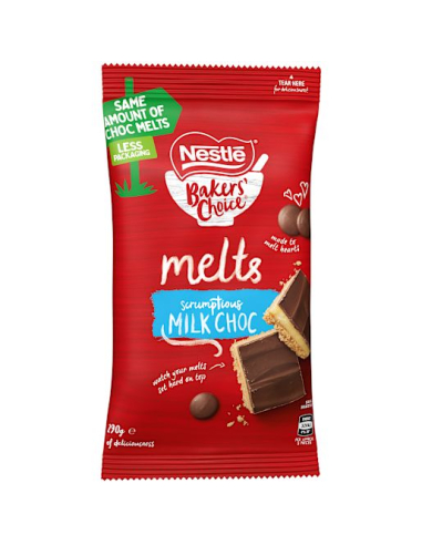 Nestle Milk Baking Chocolate Melts 290g x 1