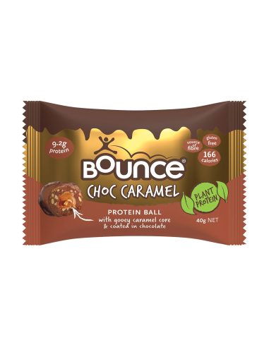 Bounce Choc Caramel Protein Ball 40g x 12