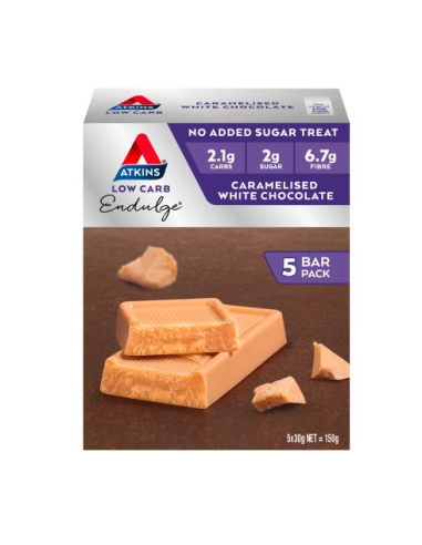 Atkins Endulge Caramalised White Chocolate 5 by 30g x 1