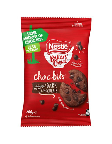 Nestle Dark Baking Chocolate Bits 200g x 1