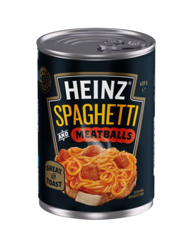 Heinz Spaghetti And Meatballs In Tomato Sauce 420g x 1