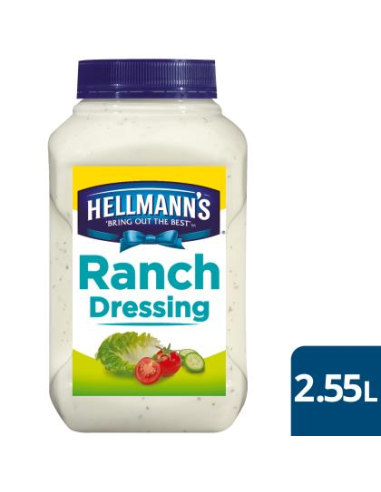 Hellmanns Dressing Ranch 2.55ltr x 1