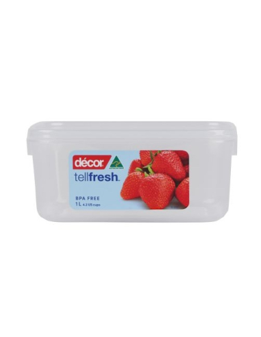 Decor Container Oblong 1ltr x 1