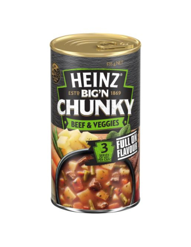 Heinz Soup Chunky Beef And Vegetable 535g x 1