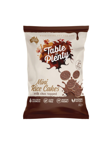 Table Of Plenty Mini Rice Cake Milk Chocolate 60g x 6