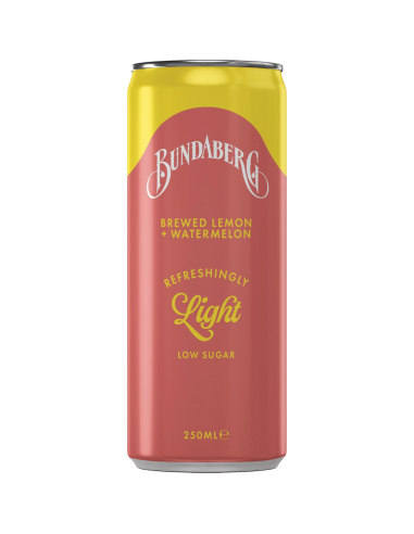 Bundaberg Refreshingly Light Lemon & Watermelon 250ml x 24