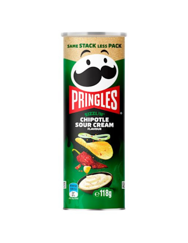 Pringles Chipotle Sour Cream Potato Chips 118g x 12