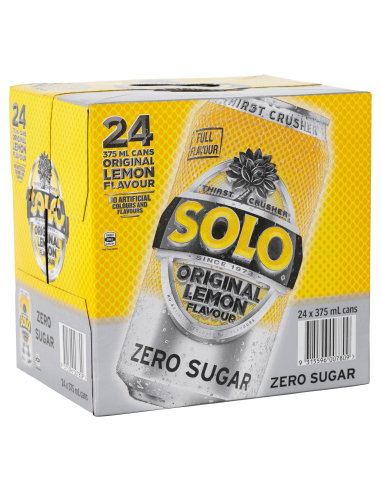 Solo Zero Sugar Cube 375ml x 24