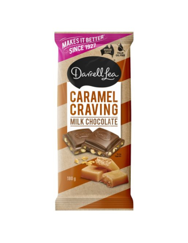 Darrell Lea Caramel Craving Block 180g x 15