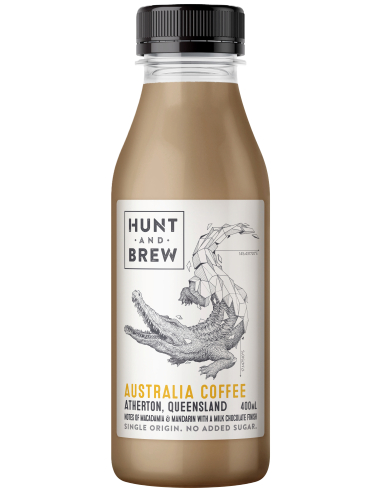 Hunt and Brew Australia Coffee 400ml x 8