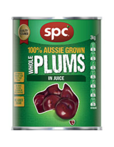 Spc Plums Whole In Juice 3kg x 1