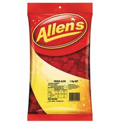 Allens赤ガエルは1.3kg